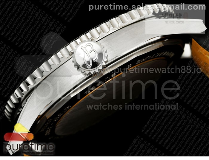 Breitling TF공장 브라이틀링 내비타이머 41 그린다이얼 블랙가죽스트랩 Navitimer 41 SS TF 1_1 Best Edition Green Dial on Black Leather Strap A2824 시계 7번 이미지