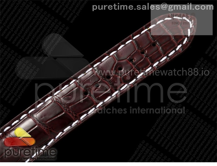 Breitling TF공장 브라이틀링 내비타이머 41 로즈골드금통 화이트다이얼 브라운가죽스트랩 Navitimer 41 RG TF 1_1 Best Edition White Dial RG Bezel on Brown Leather Strap A2824 시계 18번 이미지