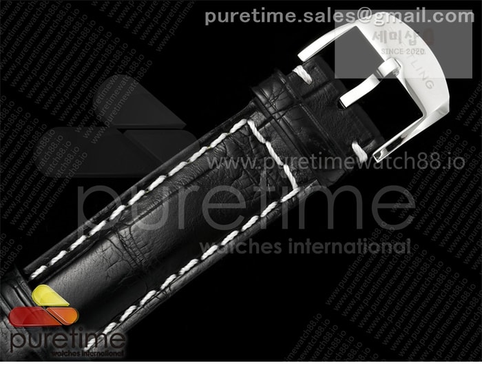 Breitling TF공장 브라이틀링 내비타이머 41 아이스블루다이얼 블랙가죽스트랩 Navitimer 41 SS TF 1_1 Best Edition Ice Blue Dial on Black Leather Strap A2824 시계 34번 이미지