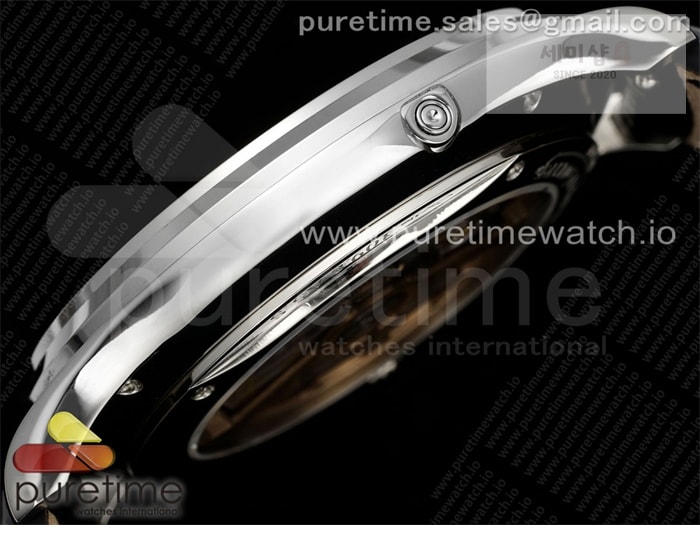 Jaeger Le Coultre APS공장 예거르쿨트르 마스터 울트라씬 문페이즈 스틸 블루다이얼 가죽스트랩 Master Ultra Thin Moon SS APSF 1_1 Best Edition Blue Dial on Black Leather Strap SA925 Super Clone 시계 6번 이미지