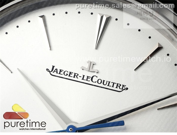 Jaeger Le Coultre APS공장 예거르쿨트르 마스터 울트라씬 문페이즈 스틸 화이트다이얼 가죽스트랩 Master Ultra Thin Moon SS APSF 1_1 Best Edition Silver Dial on Black Leather Strap SA925 Super Clone 시계 3번 이미지