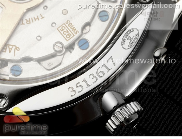 Jaeger Le Coultre APS공장 예거르쿨트르 마스터 울트라씬 문페이즈 스틸 화이트다이얼 가죽스트랩 Master Ultra Thin Moon SS APSF 1_1 Best Edition Silver Dial on Black Leather Strap SA925 Super Clone 시계 27번 이미지
