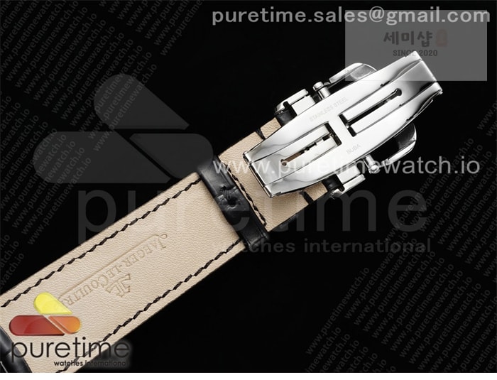 Jaeger Le Coultre APS공장 예거르쿨트르 마스터 울트라씬 문페이즈 스틸 화이트다이얼 가죽스트랩 Master Ultra Thin Moon SS APSF 1_1 Best Edition Silver Dial on Black Leather Strap SA925 Super Clone 시계 30번 이미지