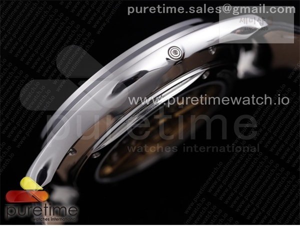 Jaeger Le Coultre AZ공장 예거 울씬문 블랙다이얼 가죽스트랩 Master Ultra Thin Moon SS AZF 1_1 Best Edition Black Dial on Black Leather Strap A925 시계 13번 이미지