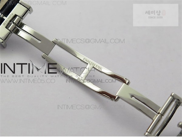 Jaeger Le Coultre ZF공장 랑데뷰 화이트텍스쳐다이얼 가죽스트랩 Rendez-Vous Night & Day SS ZF 1_1 Best Edition White Textured Dial Diamonds Bezel on Blue Leather Strap A898 시계 13번 이미지