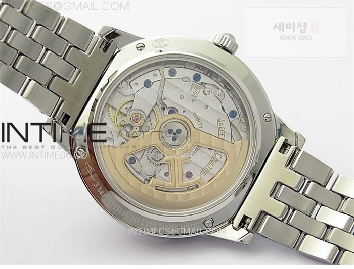 Jaeger Le Coultre ZF공장 예거르쿨트르 랑데뷰 나잇앤데이 스틸 화이트텍스쳐다이얼다이얼 브레이슬릿 Rendez-Vous Night & Day SS ZF 1_1 Best Edition White Textured Dial SS Bezel on SS Bracelet Super Clone A898 시계 12번 이미지