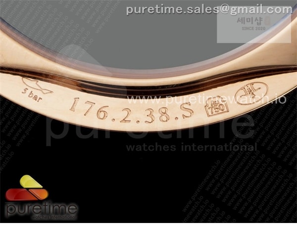 Jaeger Le Coultre ZF공장 V3 마르쉐 로골 크림다이얼 가죽스트랩 Master Ultra Thin Reserve de Marche RG ZF 1_1 Best Edition Cream Dial on Brown Leather Strap A938 V3 시계 11번 이미지