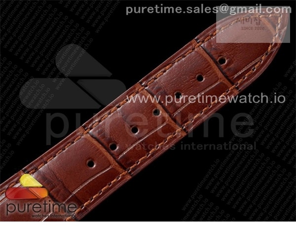 Jaeger Le Coultre ZF공장 V3 마르쉐 로골 크림다이얼 가죽스트랩 Master Ultra Thin Reserve de Marche RG ZF 1_1 Best Edition Cream Dial on Brown Leather Strap A938 V3 시계 14번 이미지