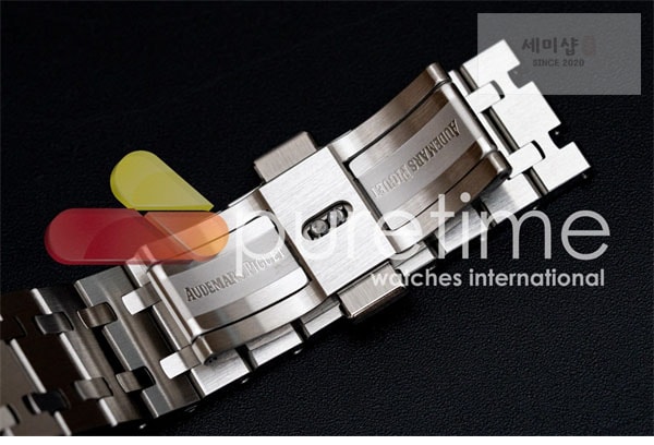 Audemars Piguet APS공장 오데마피게 로얄오크 크로노그래프 스틸 블루다이얼 브레이슬릿 Royal Oak Chrono 26240 SS APSF 1_1 Best Edition Blue Dial on SS Bracelet SA4401 Super Clone 시계 8번 이미지