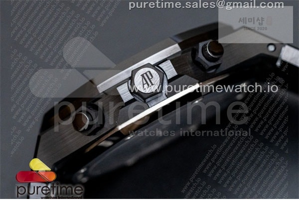 Audemars Piguet APS공장 오데마피게 로얄오크 크로노그래프 풀세라믹 블랙다이얼 브레이슬릿 Royal Oak Chrono 26240 Black Ceramic APSF 1_1 Best Edition on Ceramic Bracelet SA4401 Super Clone 시계 14번 이미지