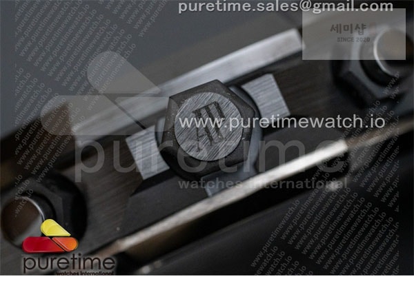 Audemars Piguet APS공장 오데마피게 로얄오크 크로노그래프 풀세라믹 블랙다이얼 브레이슬릿 Royal Oak Chrono 26240 Black Ceramic APSF 1_1 Best Edition on Ceramic Bracelet SA4401 Super Clone 시계 13번 이미지