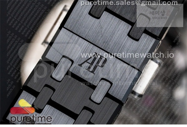 Audemars Piguet APS공장 오데마피게 로얄오크 크로노그래프 풀세라믹 블랙다이얼 브레이슬릿 Royal Oak Chrono 26240 Black Ceramic APSF 1_1 Best Edition on Ceramic Bracelet SA4401 Super Clone 시계 15번 이미지