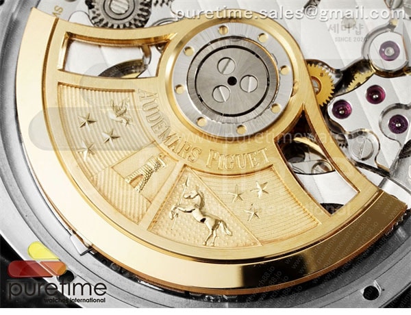 Audemars Piguet APS공장 오데마피게 로얄오크 15210 CODE 11.59 스틸 블랙다이얼 가죽스트랩 Code 11.59 SS 15210 APSF 1_1 Best Edition Black Dial on Black Leather Strap SA4302 Super Clone 시계 12번 이미지