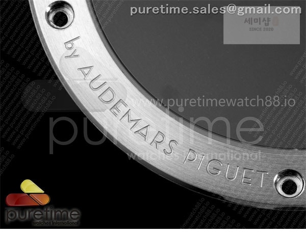 Audemars Piguet APS공장 오데마피게 로얄오크 15210 CODE 11.59 스틸 블랙다이얼 가죽스트랩 Code 11.59 SS 15210 APSF 1_1 Best Edition Black Dial on Black Leather Strap SA4302 Super Clone 시계 17번 이미지