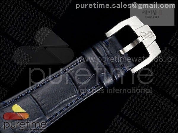 Audemars Piguet APS공장 오데마피게 로얄오크 15210 CODE 11.59 스틸 블루다이얼 블루가죽스트랩 Code 11.59 SS 15210 APSF 1_1 Best Edition Blue Dial on Blue Leather Strap SA4302 Super Clone 시계 34번 이미지