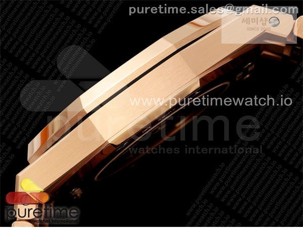 Audemars Piguet THB공장 오데마피게 로얄오크 41 오픈워크 15407 로즈골드금통 스켈레톤다이얼 브레이슬릿 Royal Oak 41mm Openworked 15407 RG THBF 1_1 Best Edition on RG Bracelet SA3132 V2 시계 8번 이미지