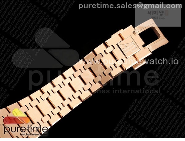 Audemars Piguet THB공장 오데마피게 로얄오크 41 오픈워크 15407 로즈골드금통 스켈레톤다이얼 브레이슬릿 Royal Oak 41mm Openworked 15407 RG THBF 1_1 Best Edition on RG Bracelet SA3132 V2 시계 22번 이미지