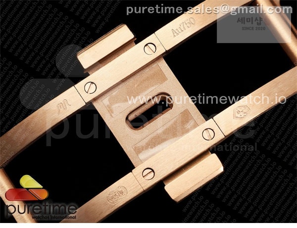 Audemars Piguet THB공장 오데마피게 로얄오크 41 오픈워크 15407 로즈골드금통 스켈레톤다이얼 브레이슬릿 Royal Oak 41mm Openworked 15407 RG THBF 1_1 Best Edition on RG Bracelet SA3132 V2 시계 35번 이미지