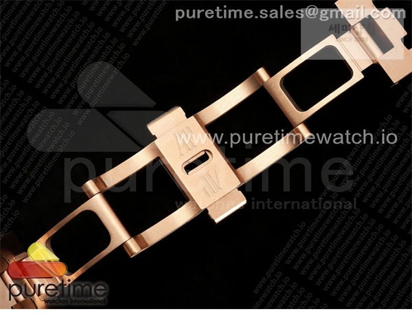 Audemars Piguet THB공장 오데마피게 로얄오크 41 오픈워크 15407 로즈골드금통 스켈레톤다이얼 브레이슬릿 Royal Oak 41mm Openworked 15407 RG THBF 1_1 Best Edition on RG Bracelet SA3132 V2 시계 26번 이미지