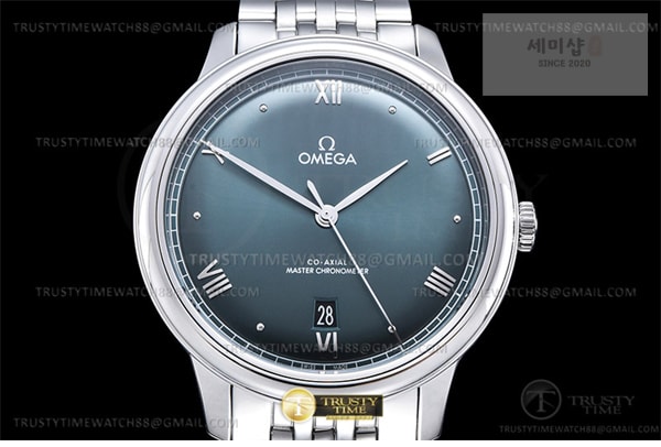 Omega VS공장 오메가 드 빌 스틸 블랙다이얼 브레이슬릿 De Ville Prestige 40mm SS_SS Black VSF A8800 시계 3번 이미지