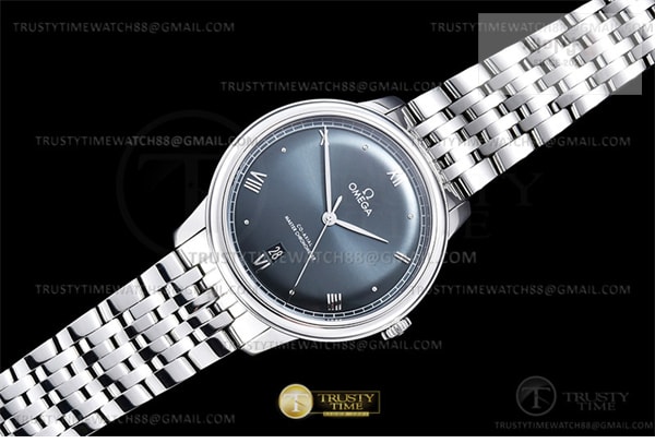 Omega VS공장 오메가 드 빌 스틸 블랙다이얼 브레이슬릿 De Ville Prestige 40mm SS_SS Black VSF A8800 시계 5번 이미지