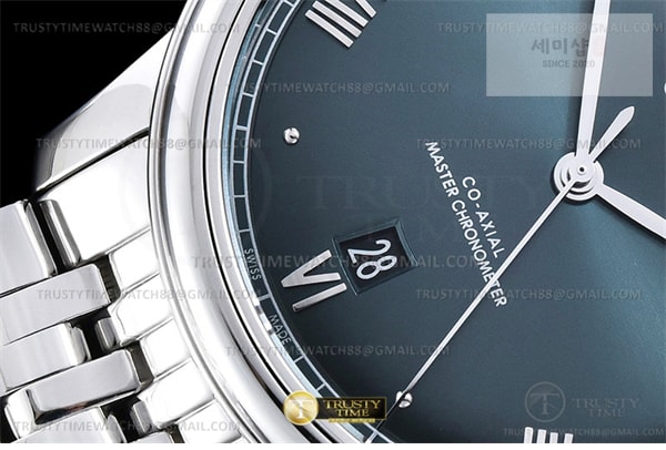 Omega VS공장 오메가 드 빌 스틸 블랙다이얼 브레이슬릿 De Ville Prestige 40mm SS_SS Black VSF A8800 시계 7번 이미지