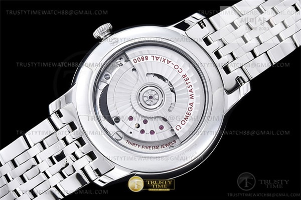 Omega VS공장 오메가 드 빌 스틸 블랙다이얼 브레이슬릿 De Ville Prestige 40mm SS_SS Black VSF A8800 시계 13번 이미지