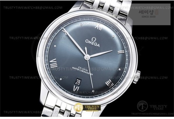 Omega VS공장 오메가 드 빌 스틸 블랙다이얼 브레이슬릿 De Ville Prestige 40mm SS_SS Black VSF A8800 시계 18번 이미지