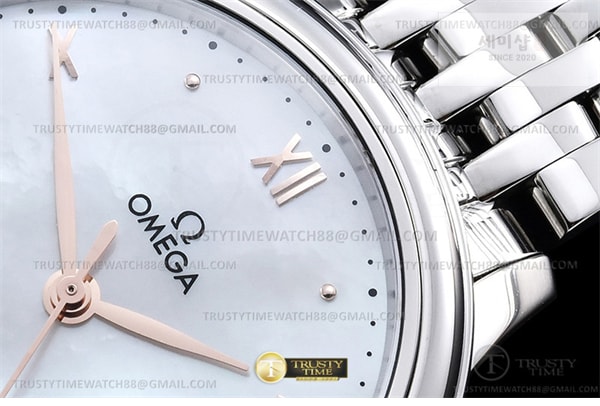 Omega VS공장 오메가 드 빌 스틸 화이트자개다이얼 로즈골드인덱스 브레이슬릿 De Ville Prestige 34mm SS_SS M-Wht_RG VSF A8800 시계 21번 이미지