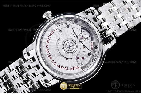 Omega VS공장 오메가 드 빌 스틸 화이트자개다이얼 로즈골드인덱스 브레이슬릿 De Ville Prestige 34mm SS_SS M-Wht_RG VSF A8800 시계 24번 이미지