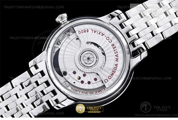 Omega VS공장 오메가 드 빌 스틸 화이트자개다이얼 로즈골드인덱스 브레이슬릿 De Ville Prestige 34mm SS_SS M-Wht_RG VSF A8800 시계 11번 이미지