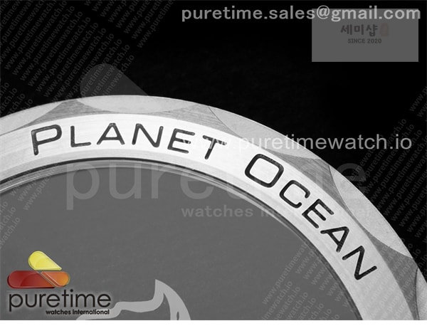 Omega VS공장 오메가 씨마스터 플래닛오션 600M 그린베젤 그린러버스트랩 Planet Ocean 43.5mm SS VSF 1_1 Best Edition Green Bezel White Dial on Green Rubber Strap A8900 Super Clone 시계 37번 이미지