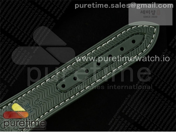 Omega VS공장 오메가 씨마스터 플래닛오션 600M 그린베젤 그린러버스트랩 Planet Ocean 43.5mm SS VSF 1_1 Best Edition Green Bezel White Dial on Green Rubber Strap A8900 Super Clone 시계 20번 이미지