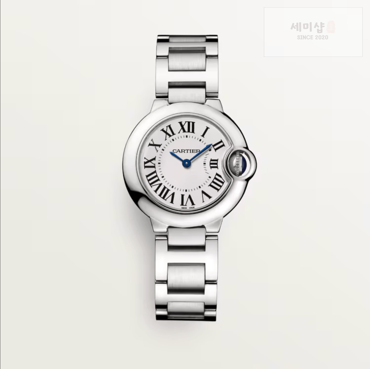 카르티에 까르띠에 발롱 블루 워치 28mm / 33mm 쿼츠 스틸 WSBB0073 시계 1번 이미지