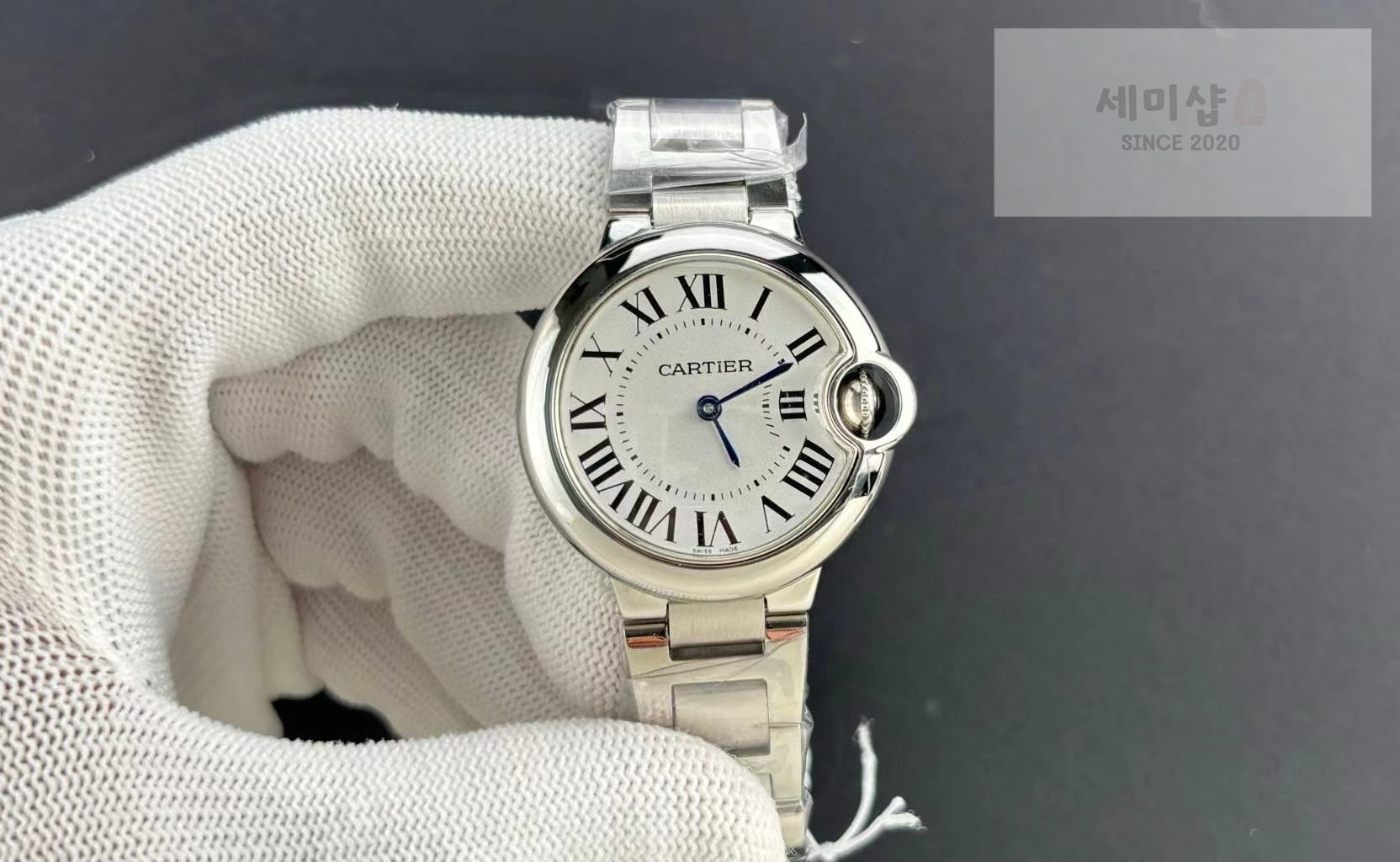 카르티에 까르띠에 발롱 블루 워치 28mm / 33mm 쿼츠 스틸 WSBB0073 시계 9번 이미지