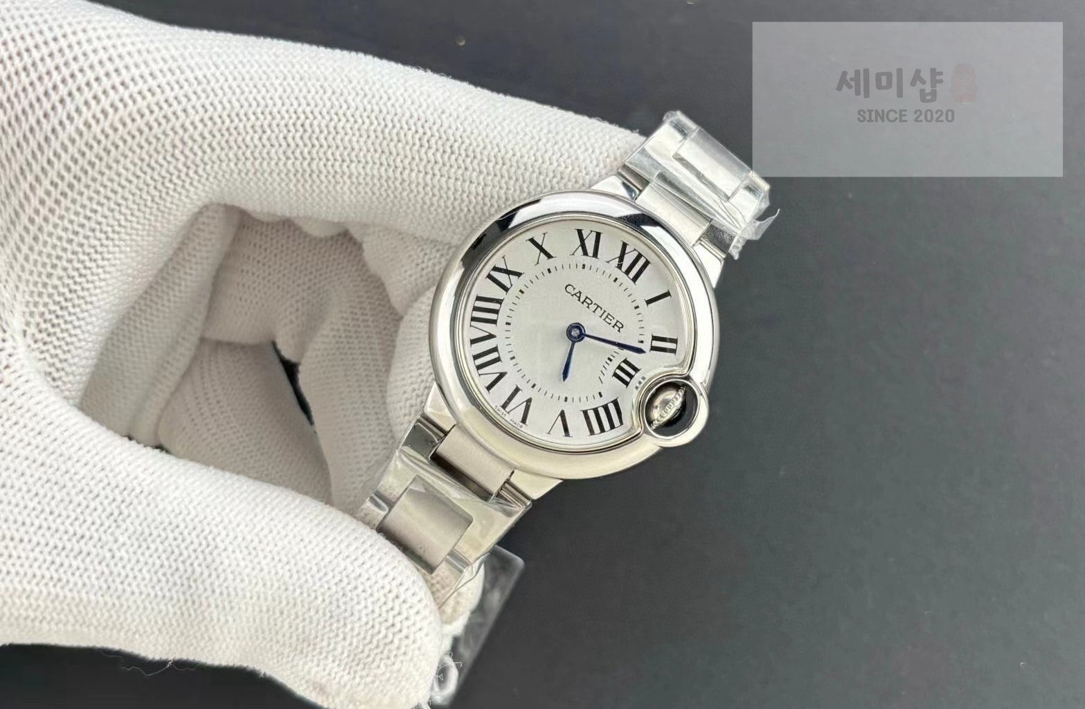 카르티에 까르띠에 발롱 블루 워치 28mm / 33mm 쿼츠 스틸 WSBB0073 시계 7번 이미지