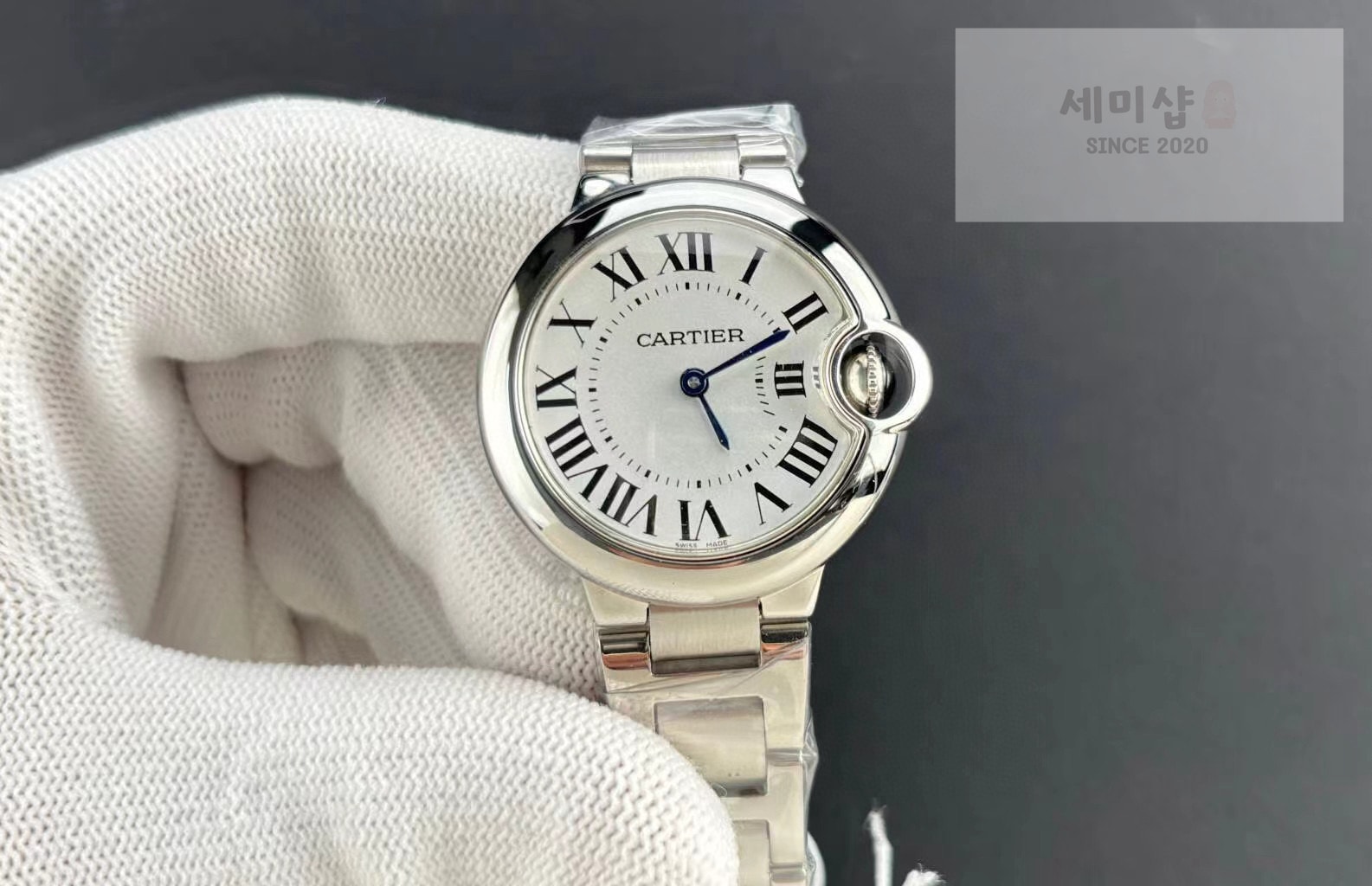 카르티에 까르띠에 발롱 블루 워치 28mm / 33mm 쿼츠 스틸 WSBB0073 시계 2번 이미지