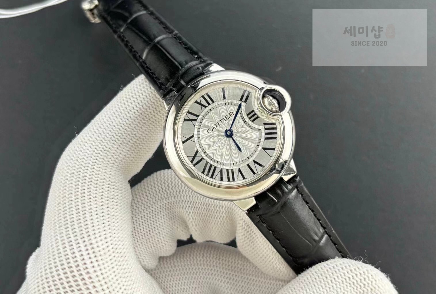 카르티에 까르띠에 발롱 블루 워치 28mm / 33mm 쿼츠 WSBB0034 블랙 밴드 시계 2번 이미지