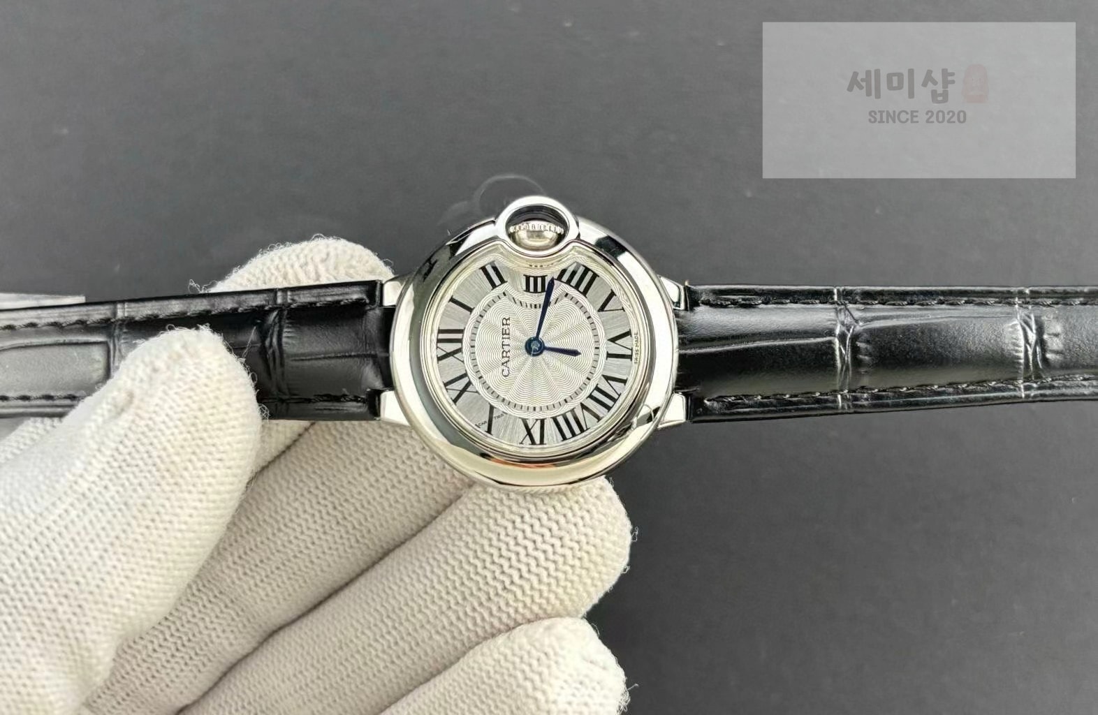 카르티에 까르띠에 발롱 블루 워치 28mm / 33mm 쿼츠 WSBB0034 블랙 밴드 시계 10번 이미지