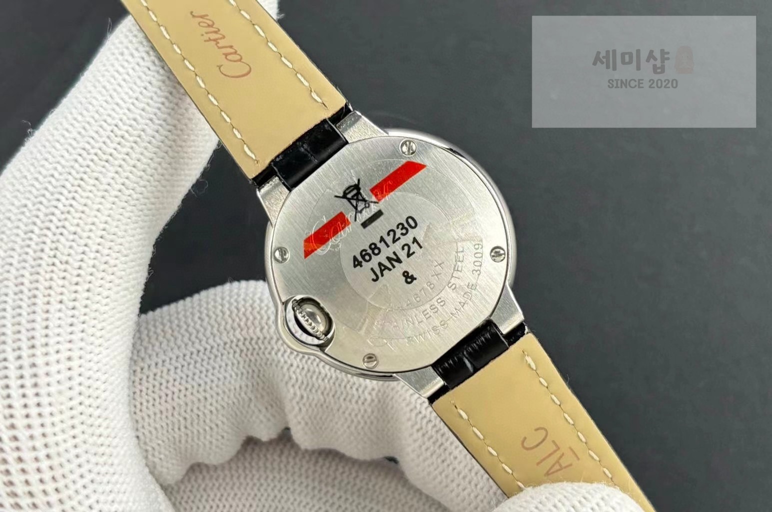 카르티에 까르띠에 발롱 블루 워치 28mm / 33mm 쿼츠 WSBB0034 블랙 밴드 시계 16번 이미지