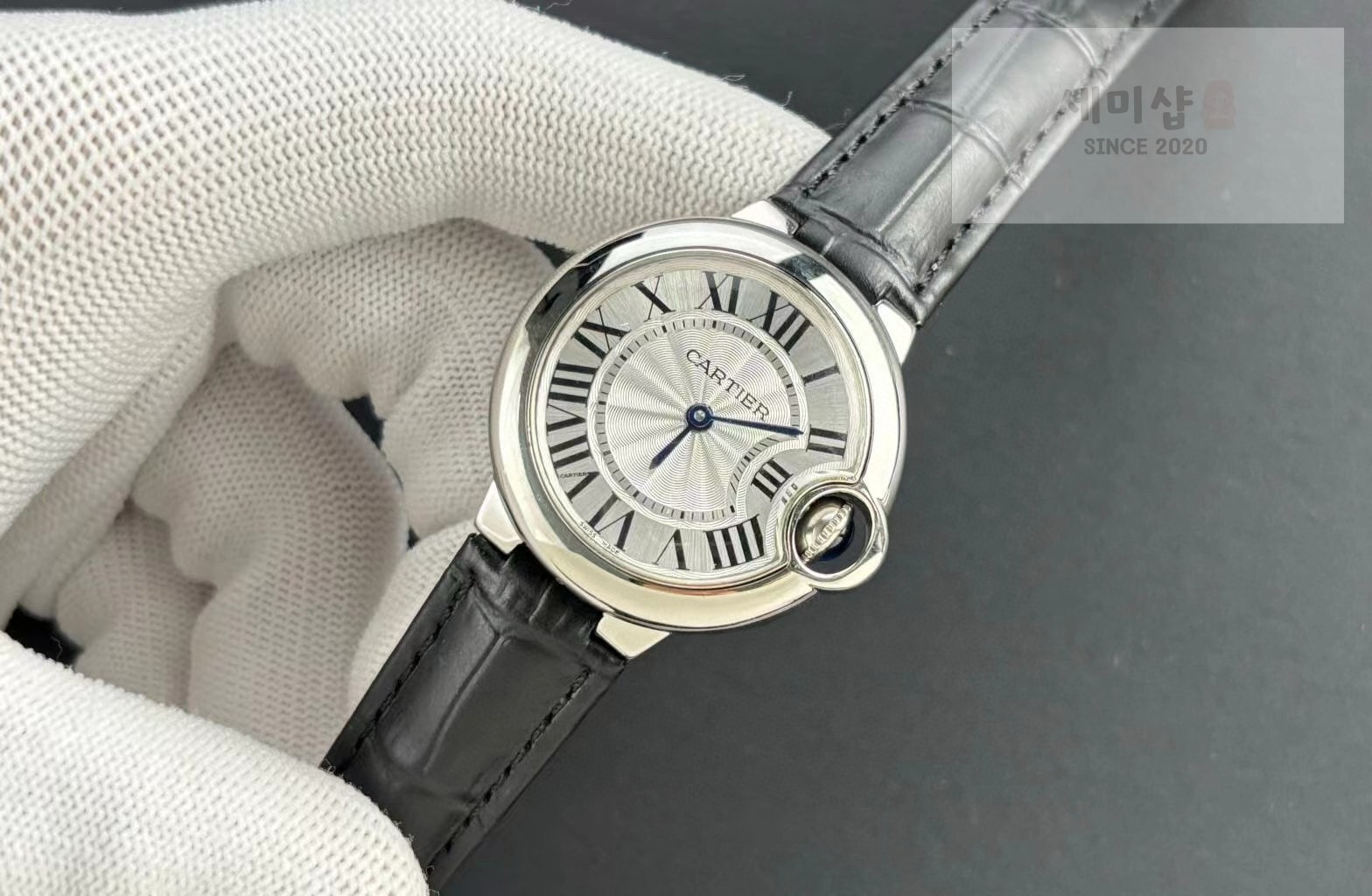 카르티에 까르띠에 발롱 블루 워치 28mm / 33mm 쿼츠 WSBB0034 블랙 밴드 시계 1번 이미지