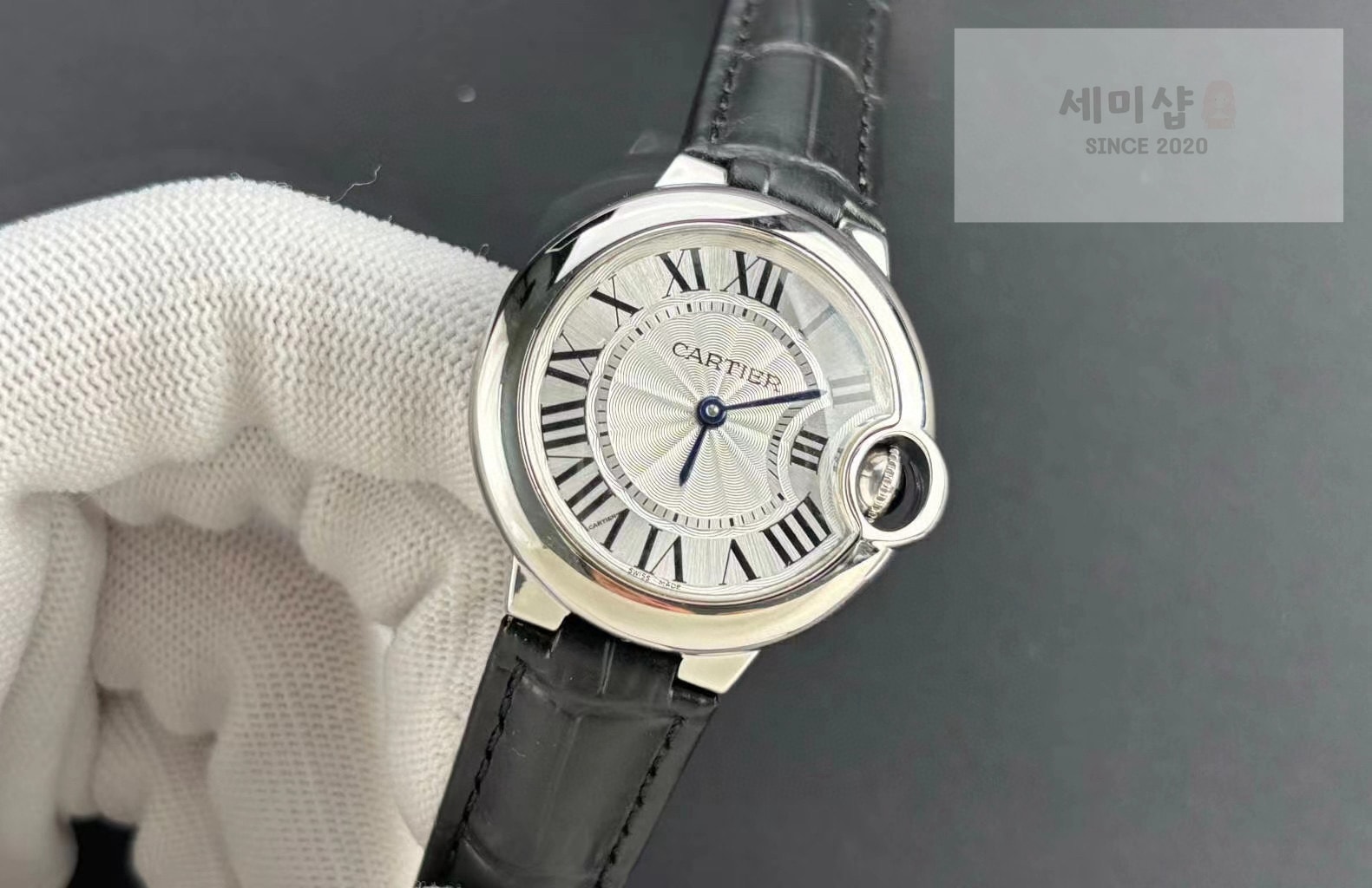 카르티에 까르띠에 발롱 블루 워치 28mm / 33mm 쿼츠 WSBB0034 블랙 밴드 시계 11번 이미지