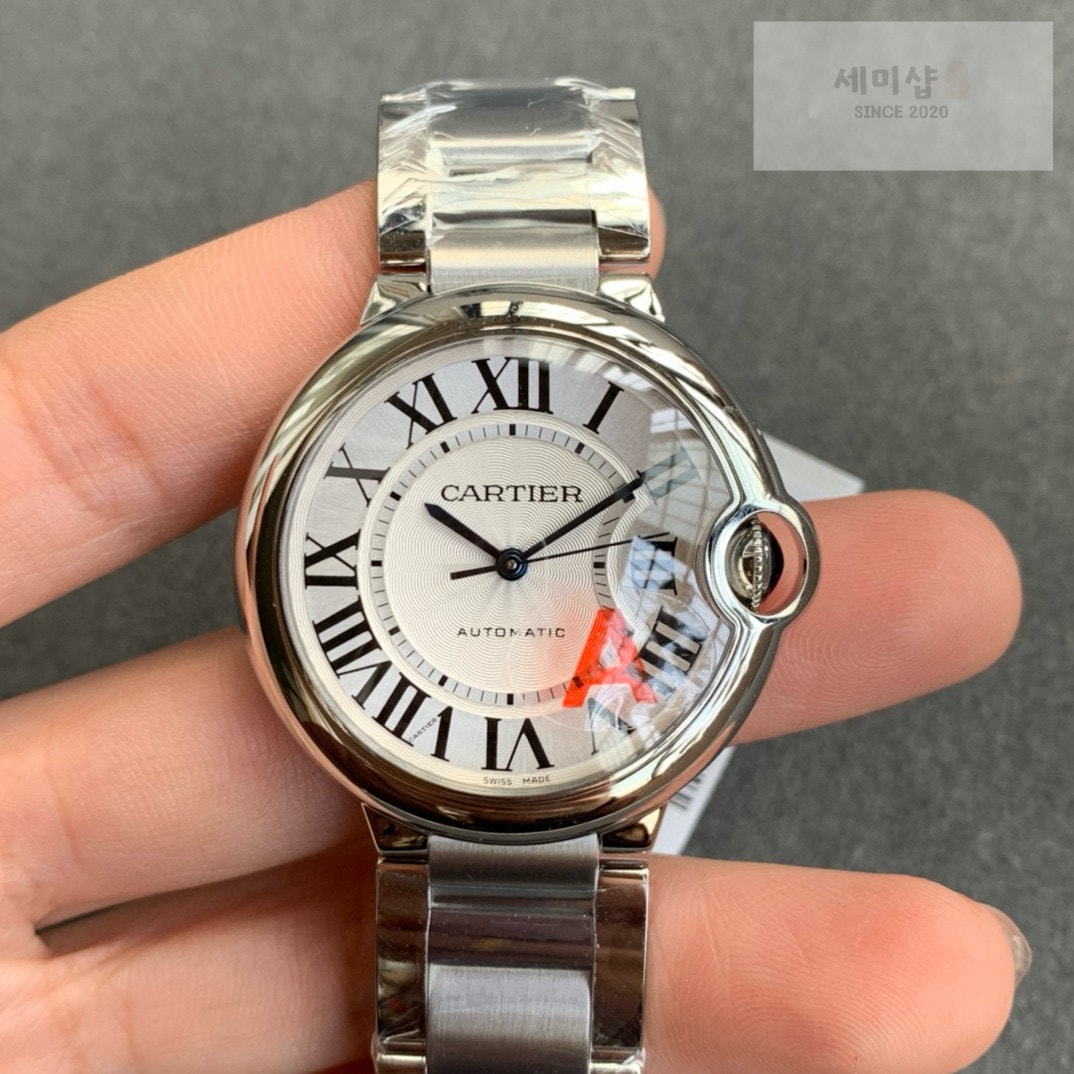 카르티에 까르띠에 발롱 블루 워치 33mm / 36mm 오토메틱 스틸 WSBB0048 시계 5번 이미지