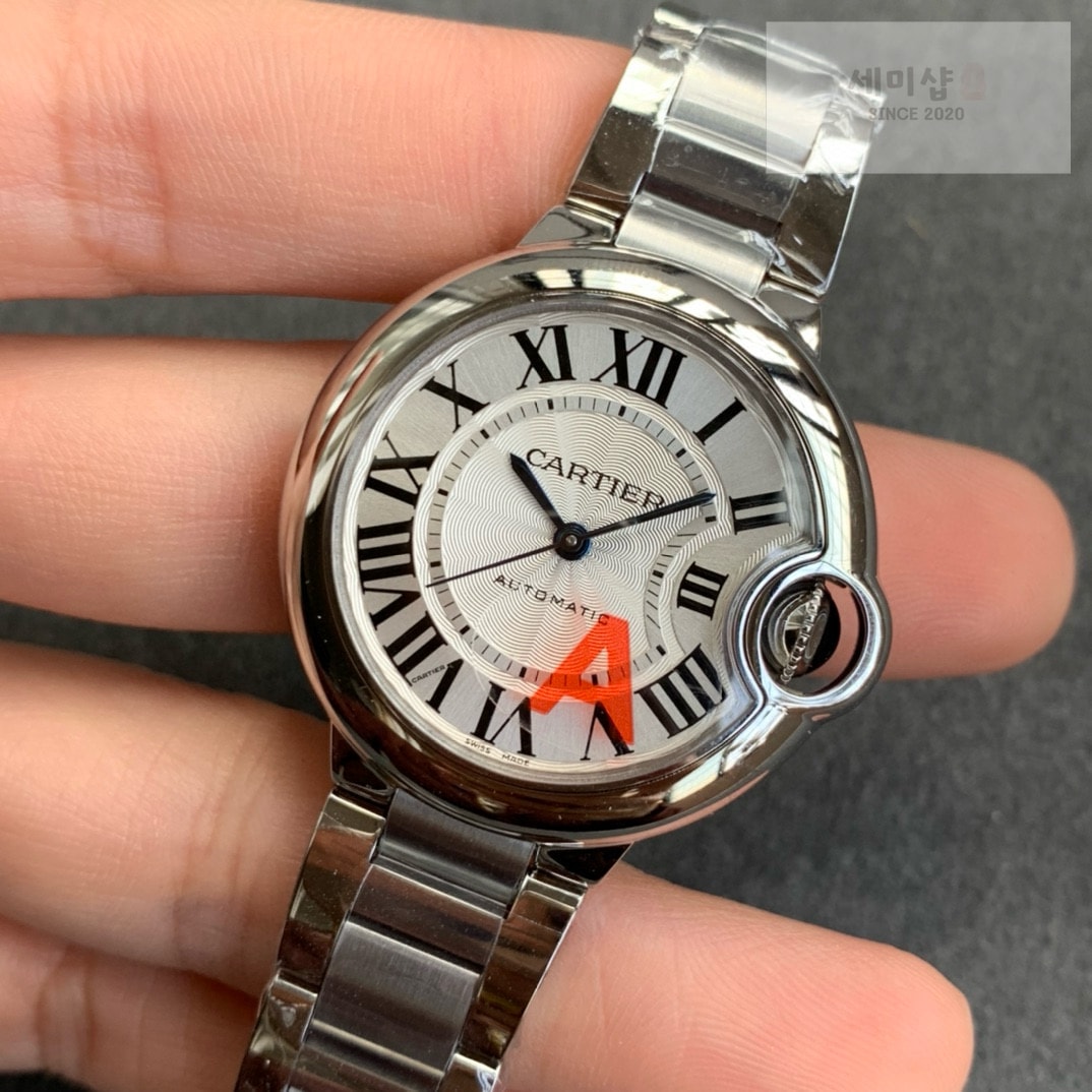 카르티에 까르띠에 발롱 블루 워치 33mm / 36mm 오토메틱 스틸 WSBB0048 시계 4번 이미지