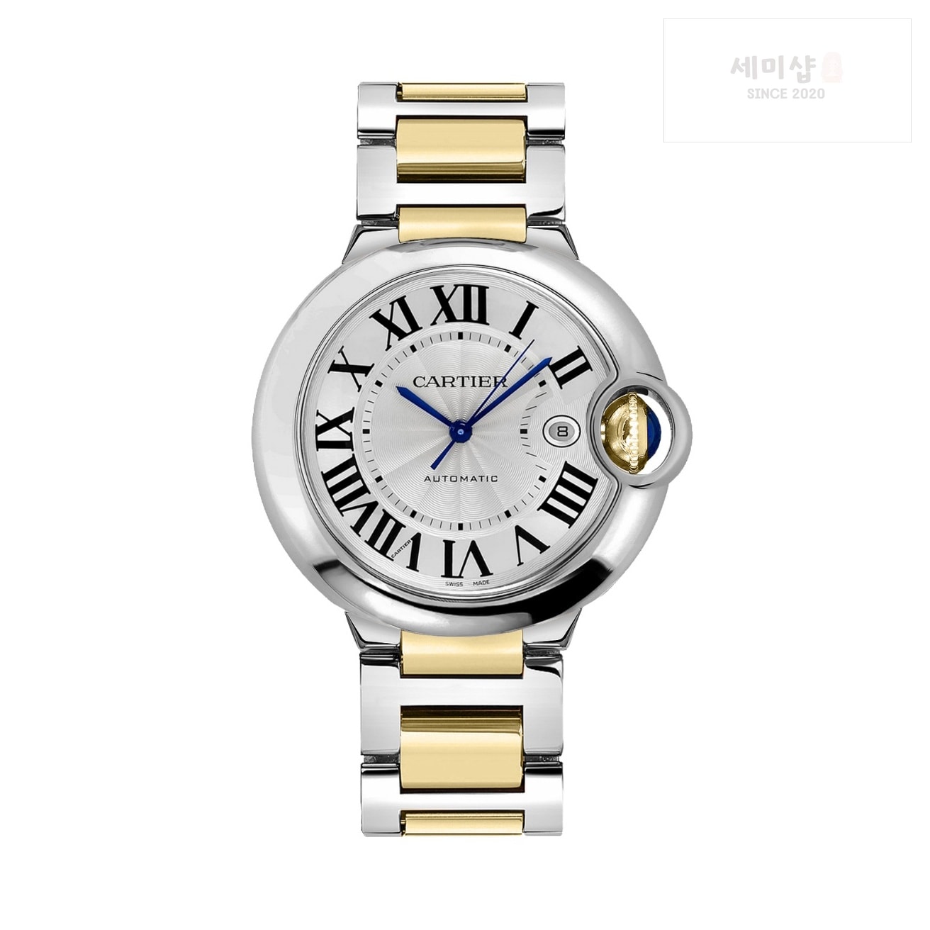 카르티에 까르띠에 발롱 블루 워치 40mm 오토메틱 콤비 W2BB0022 시계 3번 이미지
