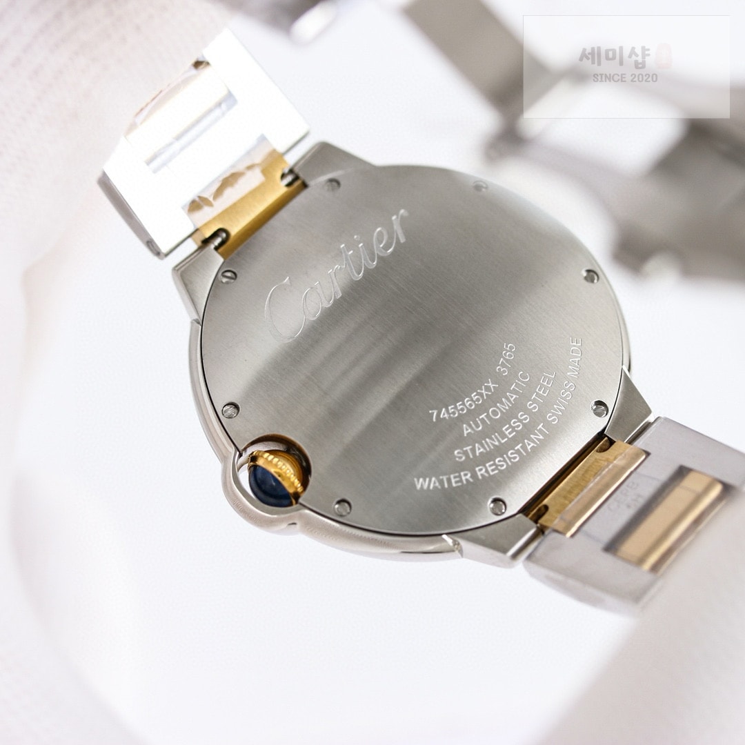 카르티에 까르띠에 발롱 블루 워치 40mm 오토메틱 콤비 W2BB0022 시계 9번 이미지