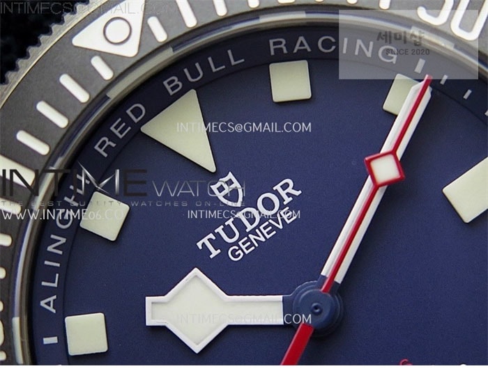 Tudor M+공장 튜더 펠라고스 블루다이얼 블랙베젤 나일론스트랩 Pelagos M25707KN_24-0001 Carbon M+F 1_1 V4 Best Edition Blue dial Black Bezel on Nylon Strap Miyota 8N-24 시계 7번 이미지