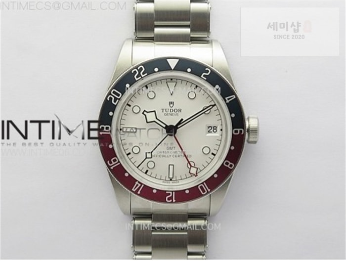 Tudor ZF공장 튜더 블랙베이 41 gmt 바젤월드 펩시 화이트다이얼 브레이슬릿 Black Bay M79830RB-0010 GMT Baselworld Pepsi Bezel ZF 1_1 Best Edition White Dial on SS Bracelet A2836 시계 17번 이미지
