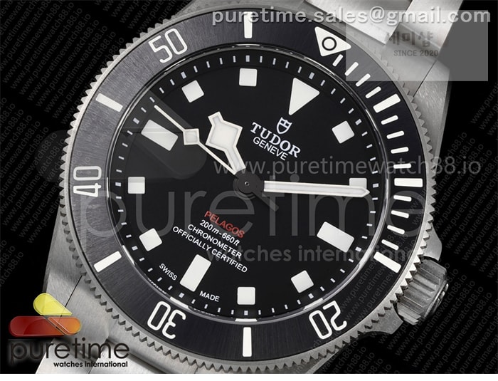 Tudor ZF공장 튜더 펠라고스 39 블랙다이얼 티타늄 브레이슬릿 2824 시계 2번 이미지