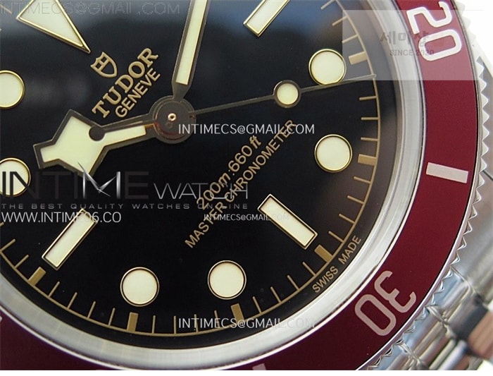 Tudor ZF공장 튜더 헤리티지 블랙베이 41 레드베젤 블랙다이얼 브레이슬릿 Heritage Black Bay M7941A1A0RU-0003 41mm SS ZF 1_1 Best Edition Black Dial Red Bezel on SS Bracelet A2824 시계 3번 이미지